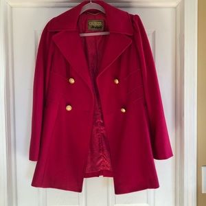 GUESS 👄🌷🎀💕 Hot Pink Peacoat